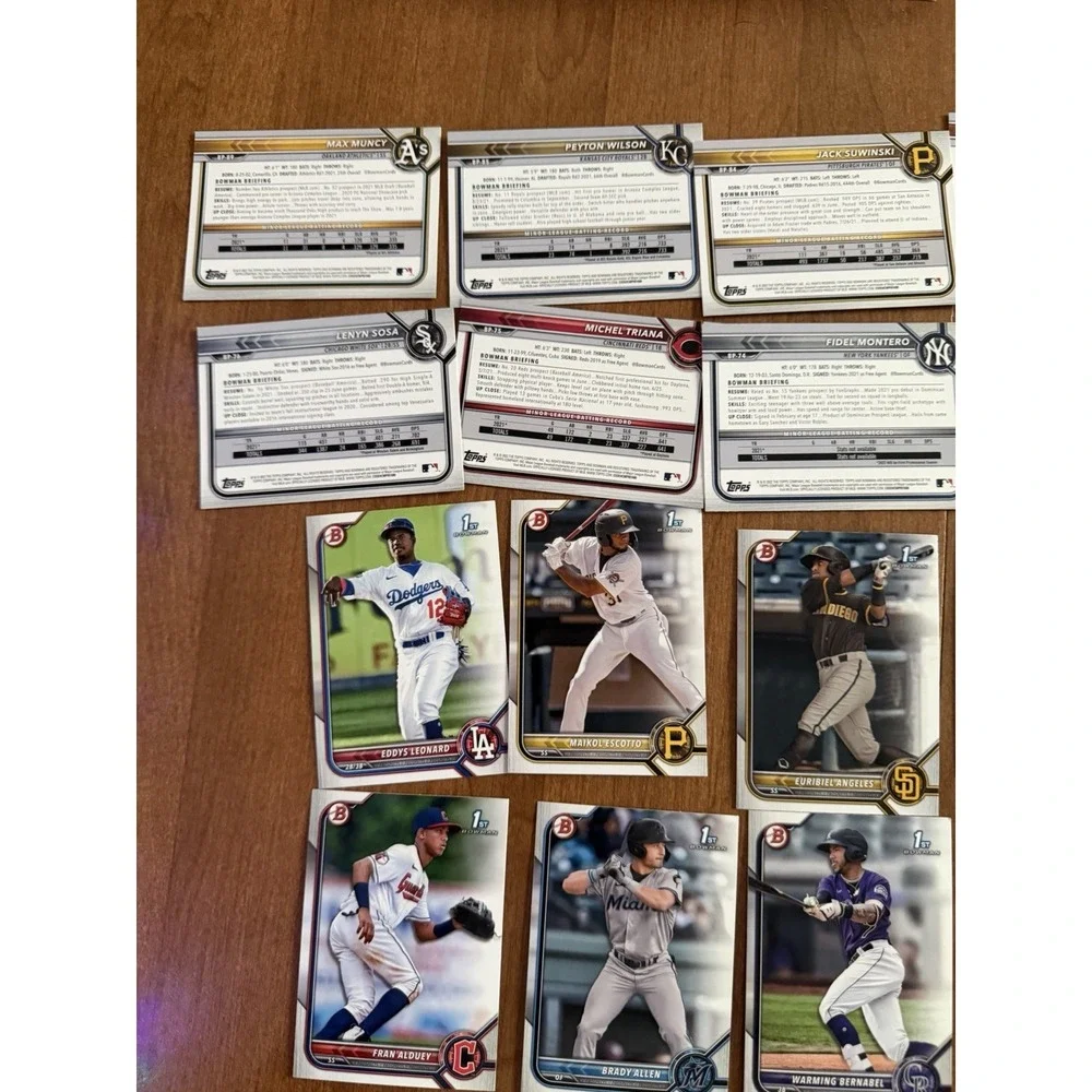 Topps 2022 MLB baseball cards BP Random lot‎ of 50, no dupes